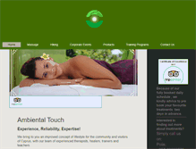 Tablet Screenshot of ambientaltouch.com
